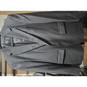 Men's Gray Wool & Cashmere Blazer Jacket by Vitale Antonio Casero 44R